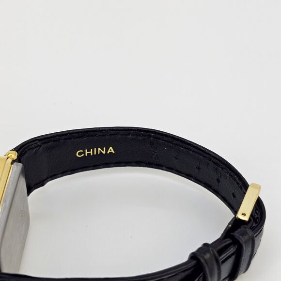 VTG Inox Mystery Digital Dial Watch‎ 27MM Black Leather Bands New Battery